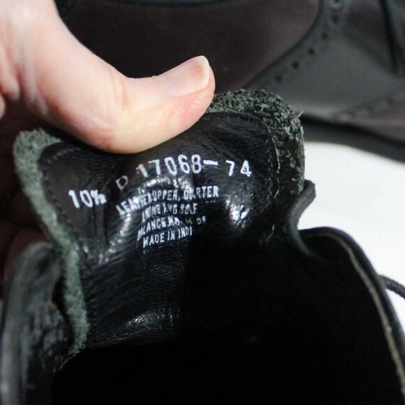 Florsheim Saddle Oxfords, Plain Toe, Raisin / Black, 10.5D - Picture 7 of 11